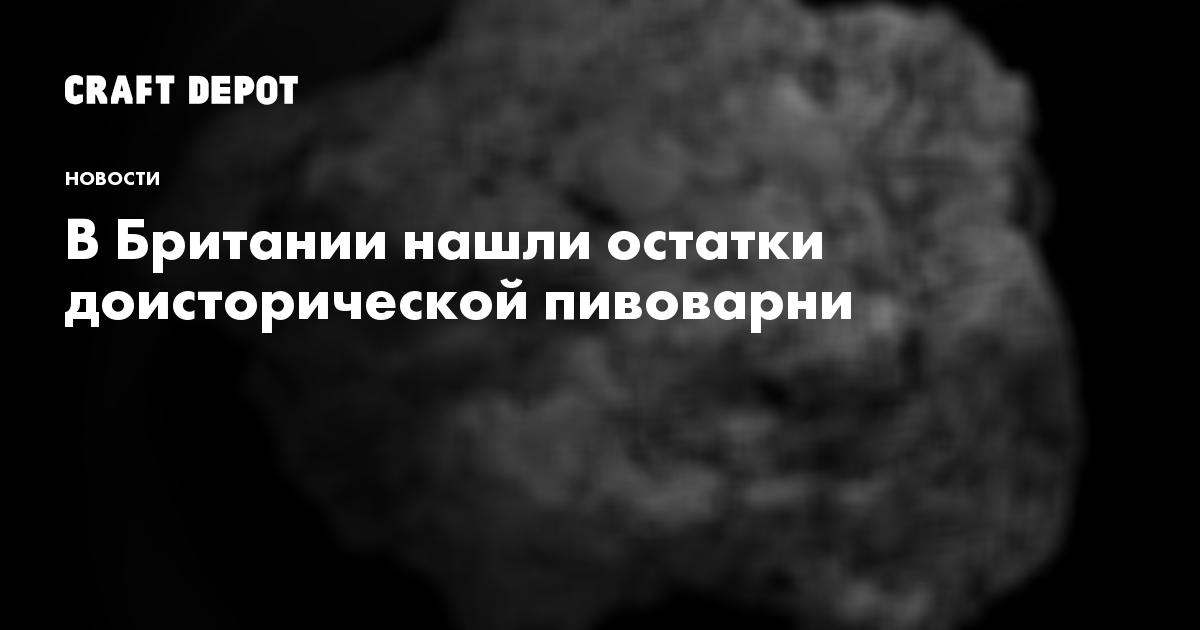 В Великобритании обнаружили следы доисторической пивоварни - Кулинарные новости изображения В Великобритании обнаружили следы доисторической пивоварни - Кулинарные новости изоражения